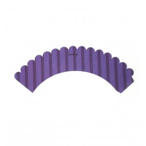 Wrappers de cupcake Futebol (roxo) - 12uni.
