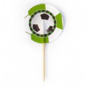 Pins Futebol (bola verde) - 10uni.