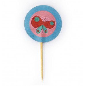 Pins Fru-Fru (Borboleta) - 10uni.