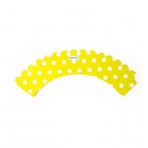 Wrappers de cupcake Fru-Fru (poa) - 12uni.
