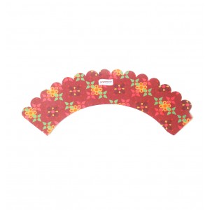 Wrappers de cupcake Fru-Fru (floral)- 12uni.