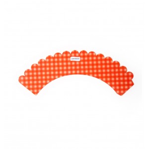 Wrappers de cupcake Fazendinha (vermelho) - 12uni.