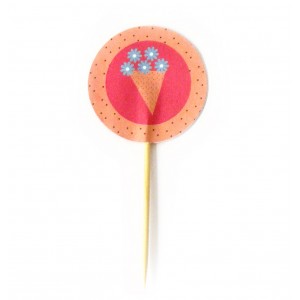 Pins Fru-Fru (Flores) - 10uni.