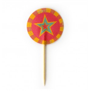 Pins Circo (estrela) - 10uni.