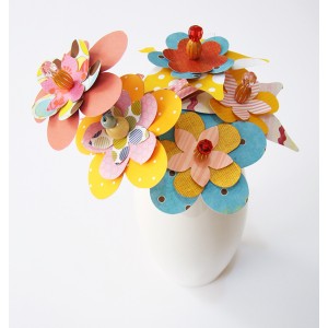 Flores de Papel - 6uni.