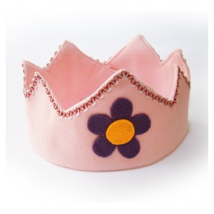Coroa de Feltro - Rosa