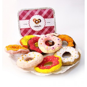 Donuts de Feltro - 4uni.