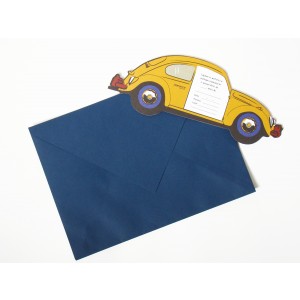 Convite Carros - 10uni.