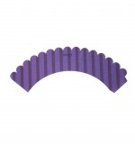 Wrappers de cupcake Futebol (roxo) - 12uni.