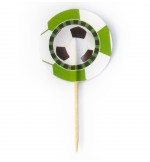 Pins Futebol (bola verde) - 10uni.