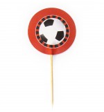 Pins Futebol (bola vermelha) - 10uni.