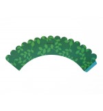 Wrappers de cupcake Jardim (folhas) - 12uni.